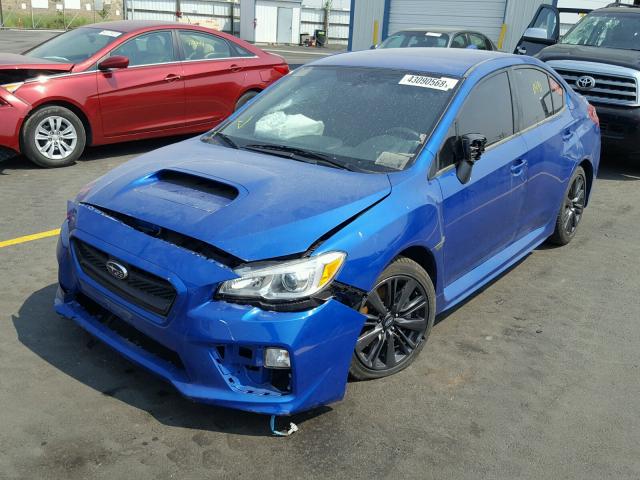 JF1VA1B6XG9826151 - 2016 SUBARU WRX BLUE photo 2