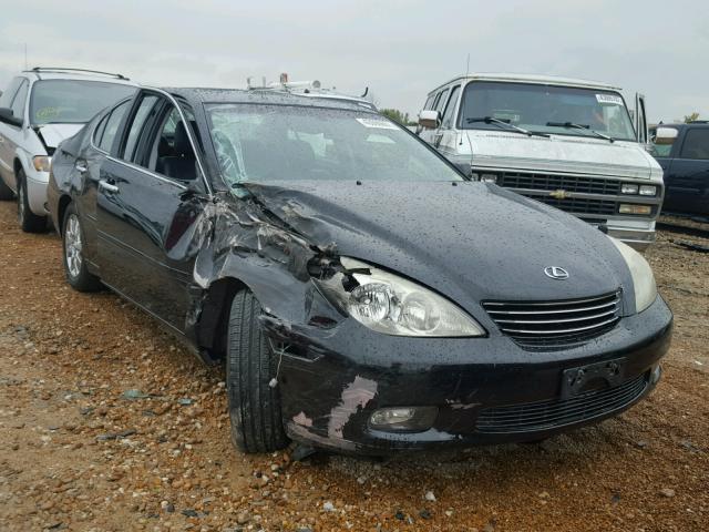 JTHBF30G920076307 - 2002 LEXUS ES BLACK photo 1