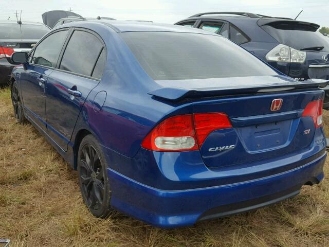 2HGFA5E5XBH701783 - 2011 HONDA CIVIC SI BLUE photo 3