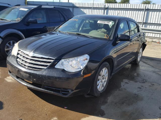 1C3LC46K08N242987 - 2008 CHRYSLER SEBRING LX BLACK photo 2