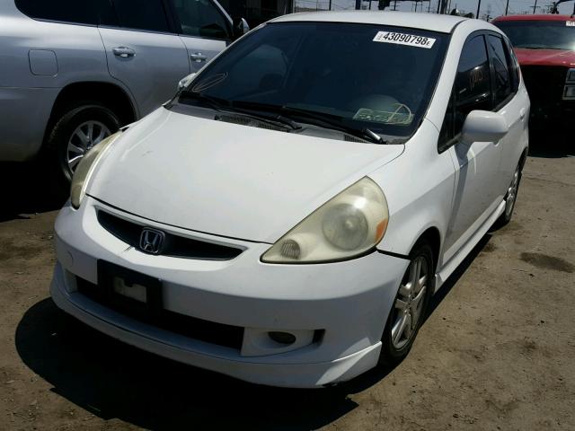 JHMGD386X7S016152 - 2007 HONDA FIT S 白色 照片 2