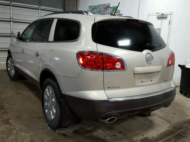 5GAKVCED3CJ206159 - 2012 BUICK ENCLAVE CREAM photo 3