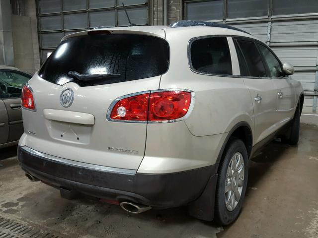 5GAKVCED3CJ206159 - 2012 BUICK ENCLAVE CREAM photo 4