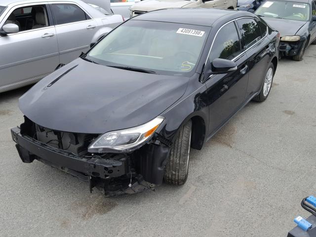 4T1BK1EB1FU184493 - 2015 TOYOTA AVALON XLE BLACK photo 2