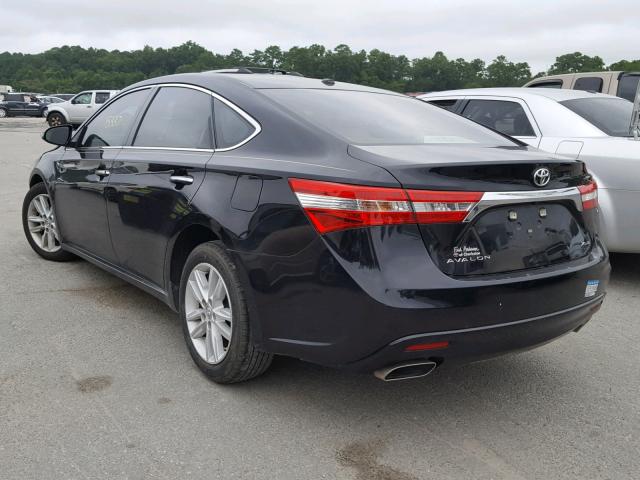 4T1BK1EB1FU184493 - 2015 TOYOTA AVALON XLE BLACK photo 3