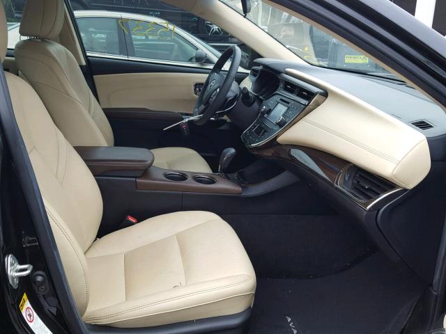 4T1BK1EB1FU184493 - 2015 TOYOTA AVALON XLE BLACK photo 5