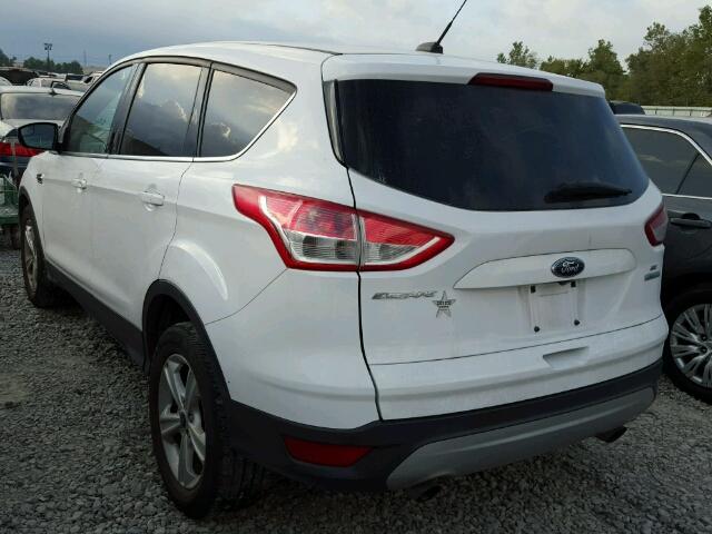 1FMCU0GX9FUB12281 - 2015 FORD ESCAPE SE WHITE photo 3