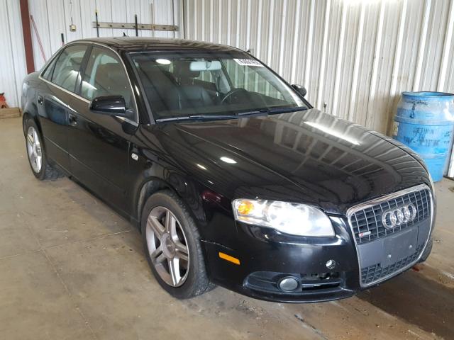 WAUAF78E28A086264 - 2008 AUDI A4 2.0T BLACK photo 1