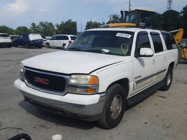 3GKEC16T71G189834 - 2001 GMC YUKON XL C WHITE photo 2