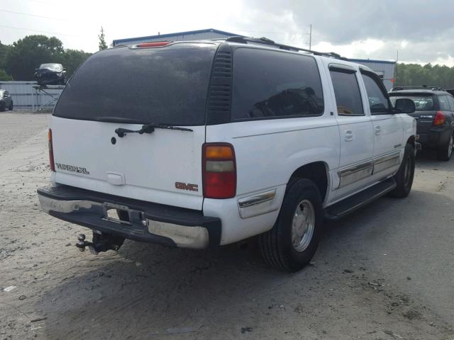 3GKEC16T71G189834 - 2001 GMC YUKON XL C WHITE photo 4