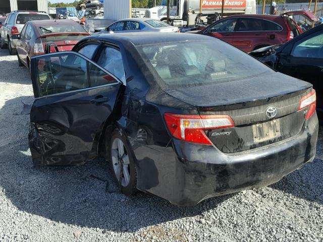 4T1BF1FK8EU375460 - 2014 TOYOTA CAMRY BLACK photo 3