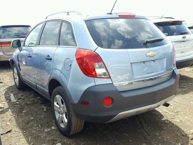 3GNAL2EK9DS638500 - 2013 CHEVROLET CAPTIVA LS BLUE photo 3