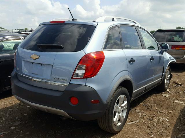 3GNAL2EK9DS638500 - 2013 CHEVROLET CAPTIVA LS 蓝色 照片 4