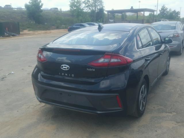 KMHC75LC6HU028977 - 2017 HYUNDAI IONIQ SEL BLACK photo 4