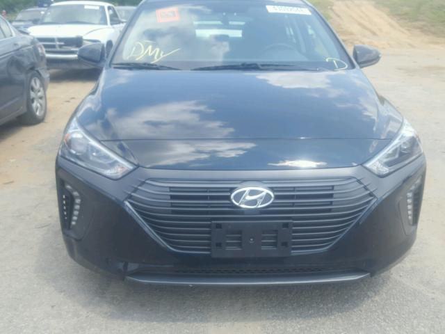 KMHC75LC6HU028977 - 2017 HYUNDAI IONIQ SEL BLACK photo 9