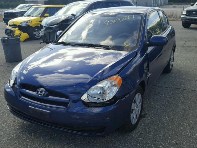 KMHCM3AC6BU207821 - 2011 HYUNDAI ACCENT BLUE photo 2