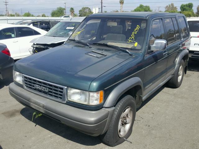 JACDJ58V7V7904839 - 1997 ISUZU TROOPER GREEN photo 2