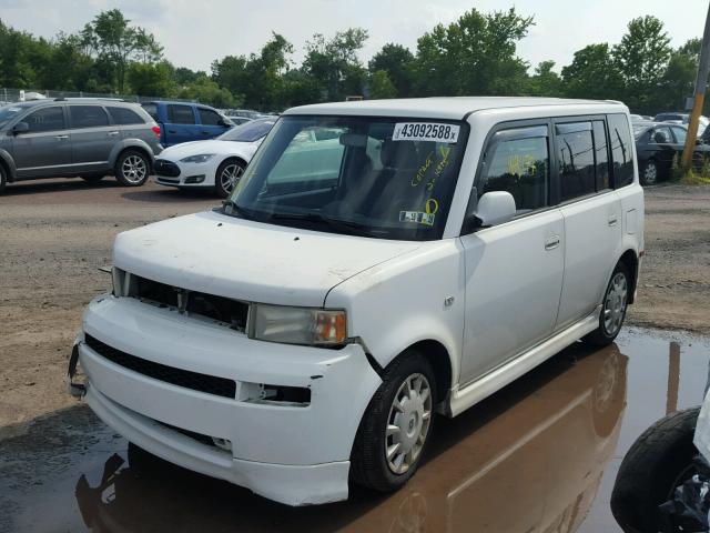 JTLKT324964040164 - 2006 TOYOTA SCION XB Weiß Foto 2