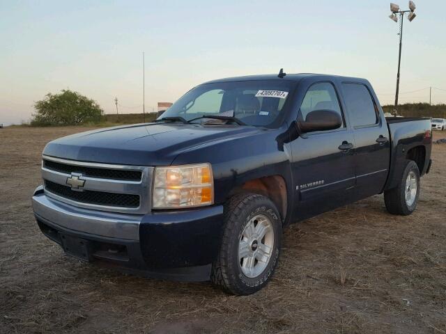 3GCEK13M27G508951 - 2007 CHEVROLET SILVERADO BLUE photo 2