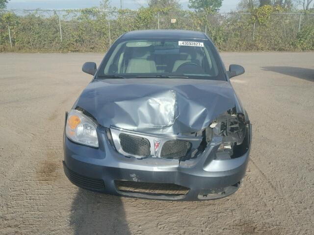 1G2AL55F667868983 - 2006 PONTIAC PURSUIT SE BLUE photo 9