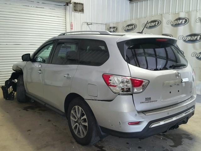 5N1AR2MN9EC722774 - 2014 NISSAN PATHFINDER SILVER photo 3