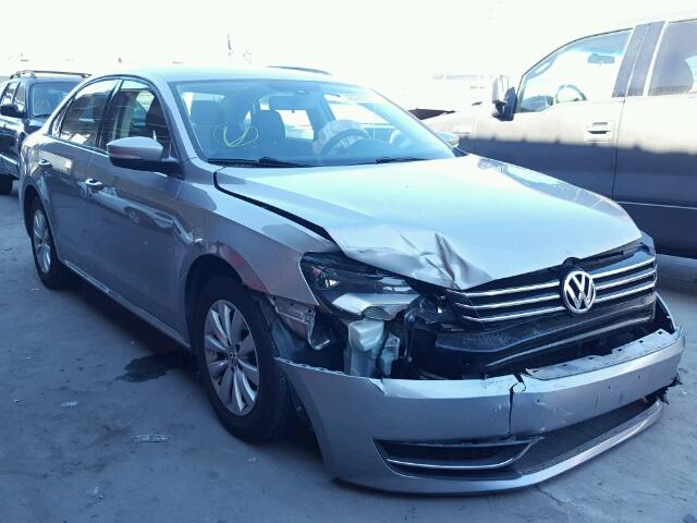 1VWAP7A38DC022802 - 2013 VOLKSWAGEN PASSAT S SILVER photo 1