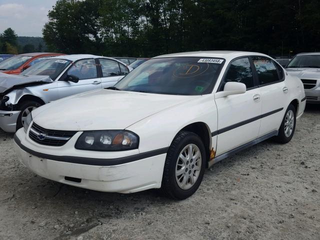 2G1WF52E039204914 - 2003 CHEVROLET IMPALA WHITE photo 2