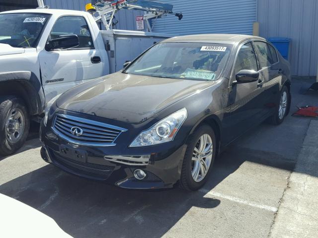 JN1CV6AP1BM509008 - 2011 INFINITI G37 BLACK photo 2