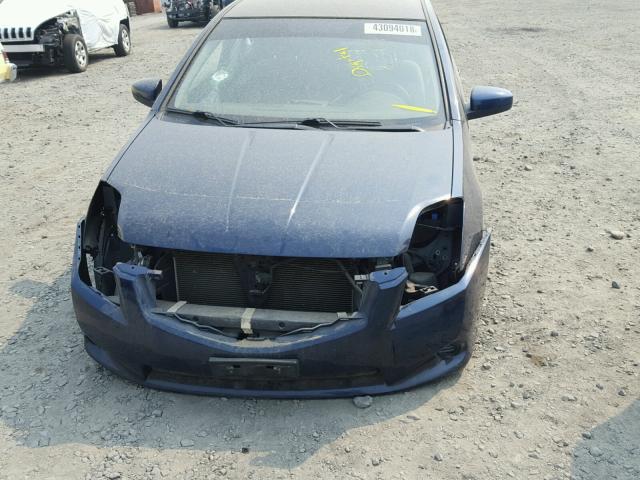 3N1AB6APXAL615644 - 2010 NISSAN SENTRA 2.0 BLUE photo 9