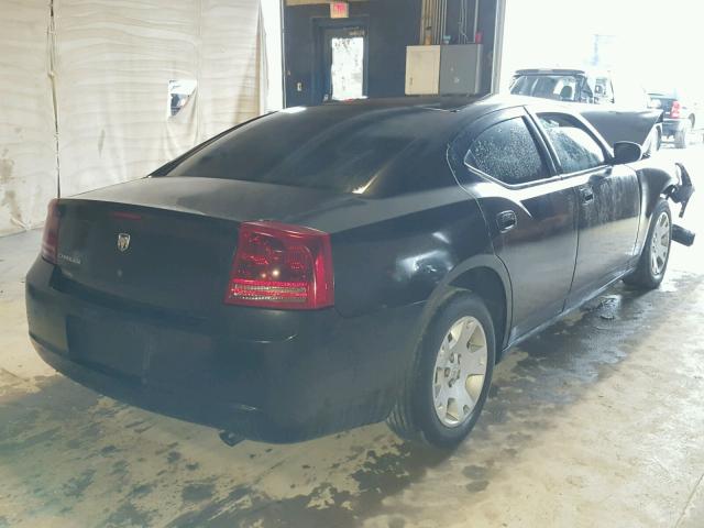 2B3KA43R66H391670 - 2006 DODGE CHARGER BLACK photo 4