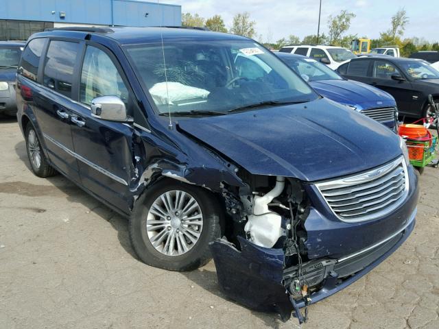 2C4RC1CG2GR302810 - 2016 CHRYSLER TOWN & COU BLUE photo 1
