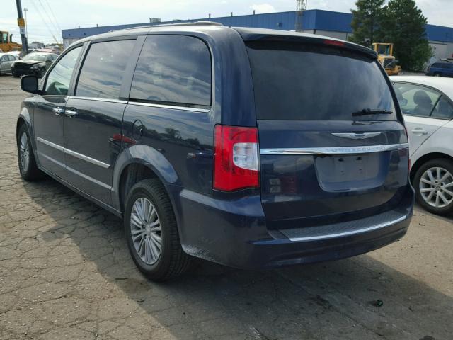 2C4RC1CG2GR302810 - 2016 CHRYSLER TOWN & COU BLUE photo 3