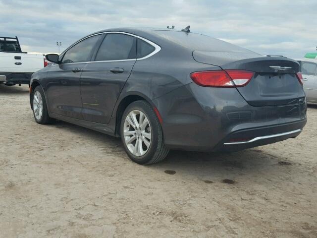 1C3CCCAB0HN507893 - 2017 CHRYSLER 200 LIMITE GRAY photo 3