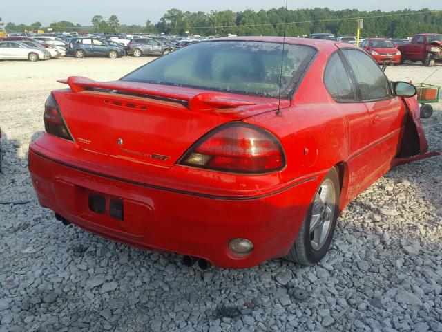 1G2NW12E33C297596 - 2003 PONTIAC GRAND AM G RED photo 4