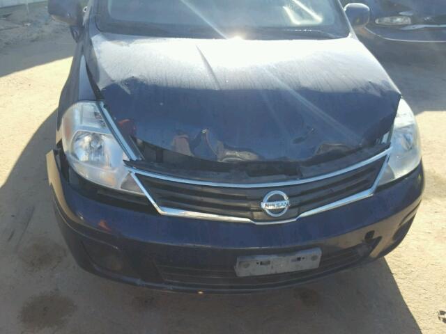 3N1BC1AP6AL404123 - 2010 NISSAN VERSA BLUE photo 9