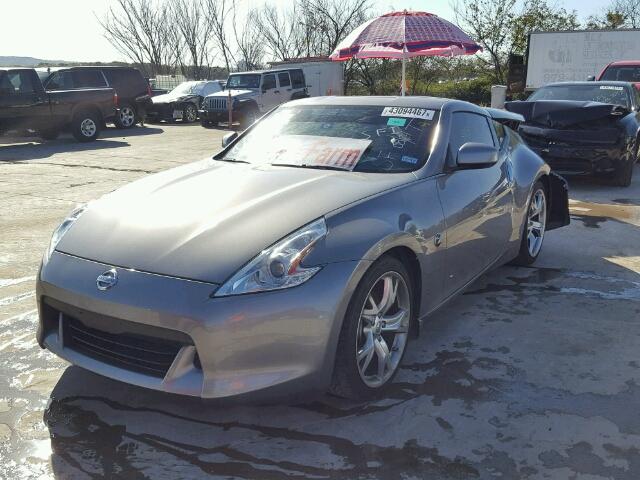 JN1AZ4EH5AM503827 - 2010 NISSAN 370Z GRAY photo 2