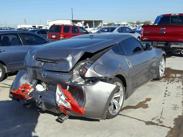 JN1AZ4EH5AM503827 - 2010 NISSAN 370Z GRAY photo 4