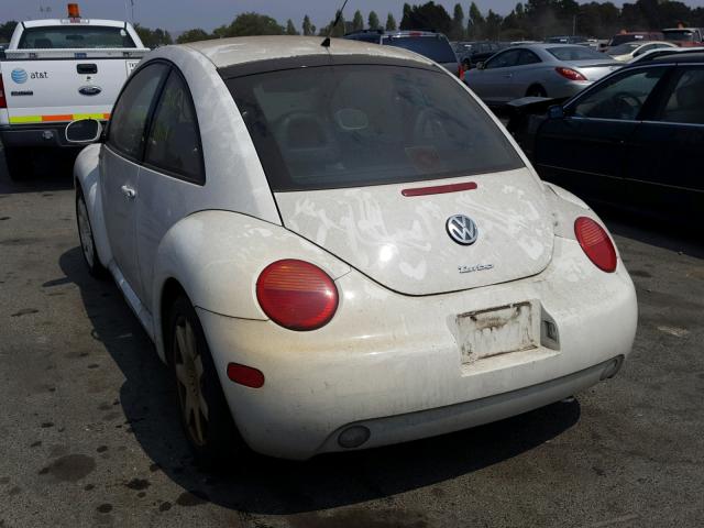 3VWDD21C82M414327 - 2002 VOLKSWAGEN NEW BEETLE 白色 照片 3