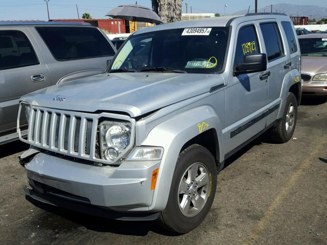 1C4PJLAK4CW201642 - 2012 JEEP LIBERTY SP SILVER photo 2