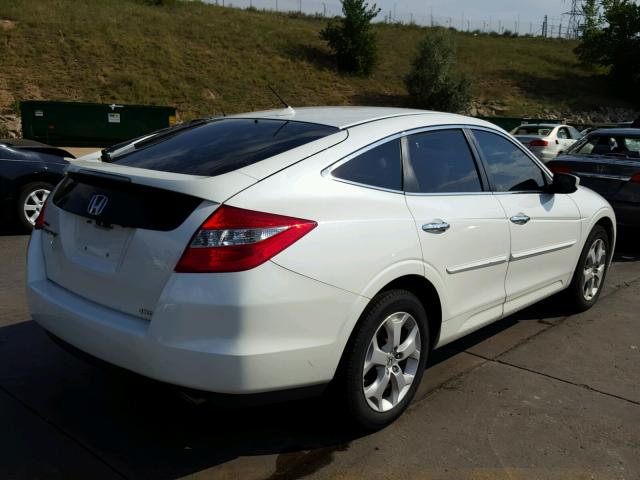 5J6TF2H51BL007249 - 2011 HONDA ACCORD CRO WHITE photo 4