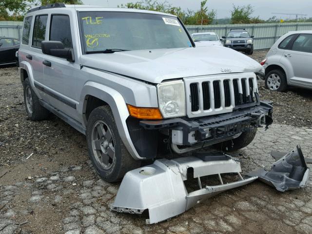 1J8HG48N86C230701 - 2006 JEEP COMMANDER SILVER photo 1