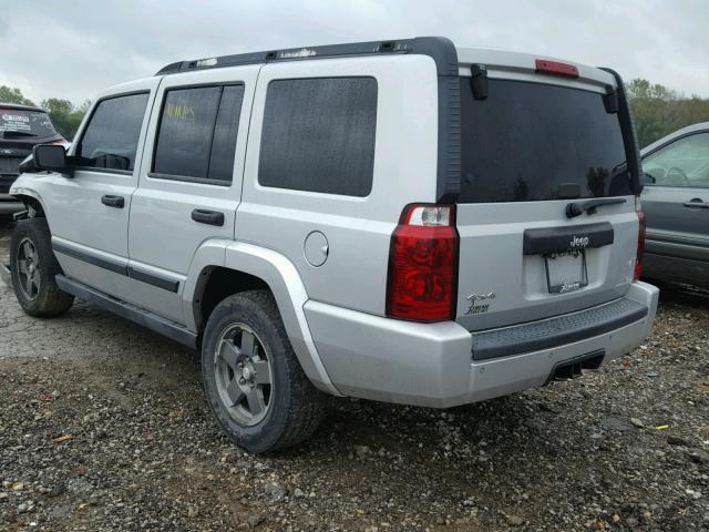 1J8HG48N86C230701 - 2006 JEEP COMMANDER SILVER photo 3