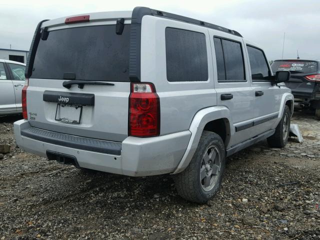 1J8HG48N86C230701 - 2006 JEEP COMMANDER SILVER photo 4