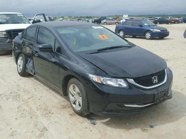 2HGFB2F55FH555910 - 2015 HONDA CIVIC BLACK photo 1