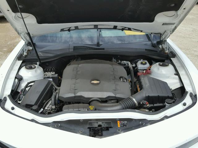 2G1FA1E33E9297285 - 2014 CHEVROLET CAMARO LS WHITE photo 7