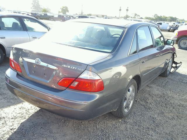 4T1BF28B94U361374 - 2004 TOYOTA AVALON XL CHARCOAL photo 4