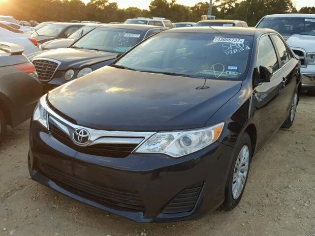 4T4BF1FK1ER434712 - 2014 TOYOTA CAMRY BLACK photo 2