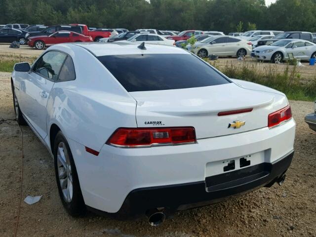 2G1FE1E3XE9285980 - 2014 CHEVROLET CAMARO WHITE photo 3