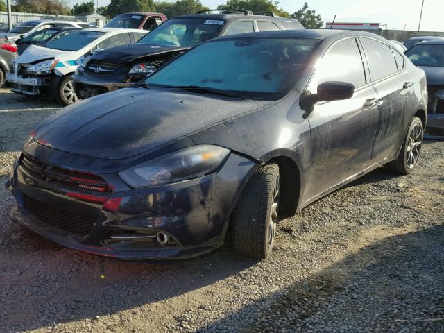 1C3CDFBA4DD345657 - 2013 DODGE DART SXT BLUE photo 2