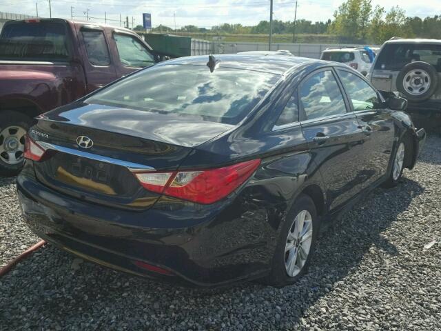 5NPEB4AC8BH301055 - 2011 HYUNDAI SONATA GLS BLUE photo 4